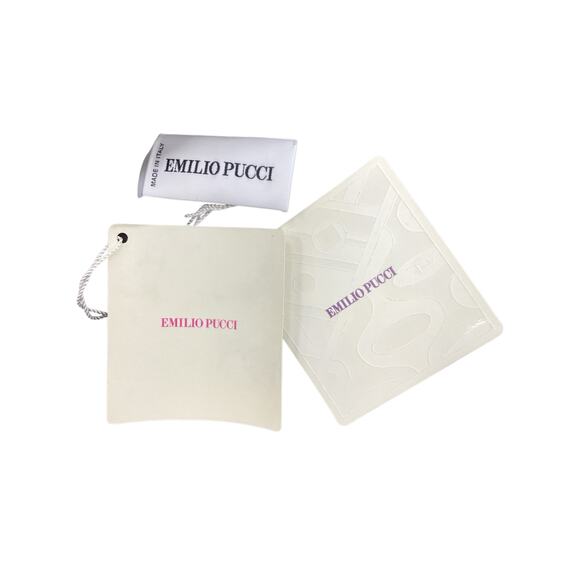 NWT Emilio Pucci Dress Womens SZS Silk Belt Pockets Knee Length Lightweight Gray - Picture 5 of 6